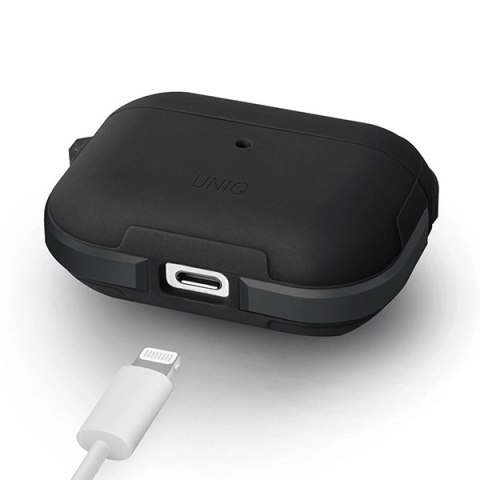 Etui UNIQ Valencia na AirPods Pro - czarne