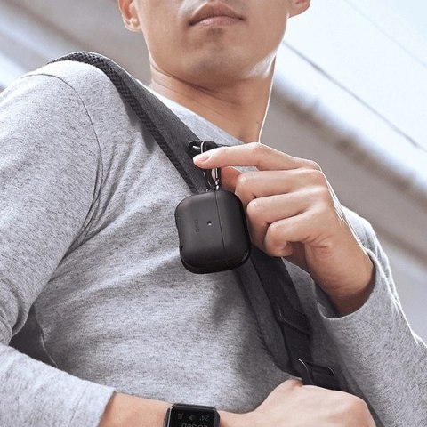 Etui UNIQ Valencia na AirPods Pro - czarne