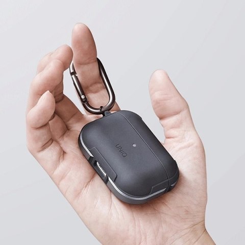 Etui UNIQ Valencia na AirPods Pro - czarne