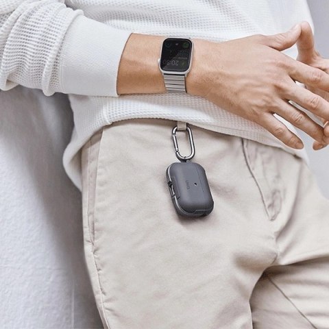 Etui UNIQ Valencia na AirPods Pro - czarne