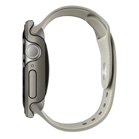 Etui UNIQ Valencia na Apple Watch 10 46 mm - srebrne Etui UNIQ Valencia na Apple Watch 10 46 mm - srebrne