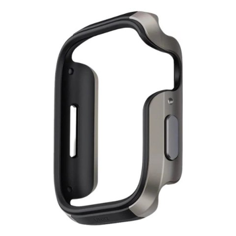 Etui UNIQ Valencia na Apple Watch 10 46 mm - srebrne Etui UNIQ Valencia na Apple Watch 10 46 mm - srebrne
