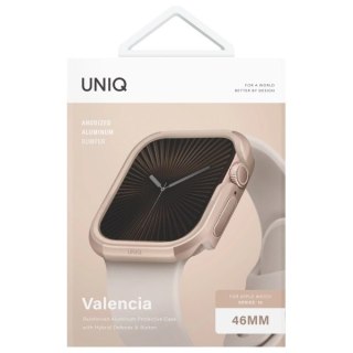 Etui UNIQ Valencia na Apple Watch 10 46 mm - złote