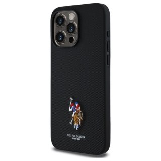 Etui US Polo Embroidered DH Color na iPhone 15 Pro Max 6,7" - czarne