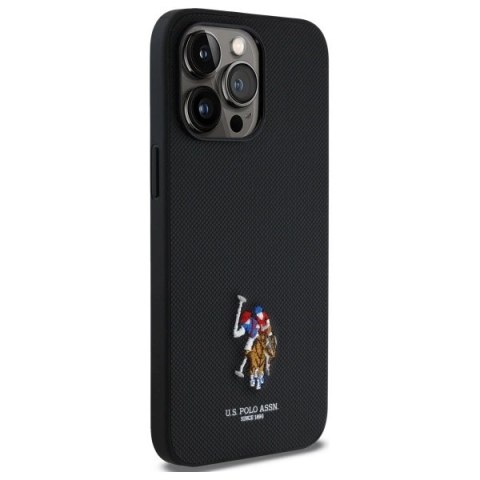 Etui US Polo Embroidered DH Color na iPhone 15 Pro Max 6,7" - czarne Etui US Polo Embroidered DH Color na iPhone 15 Pro Max 6,7" - czarne