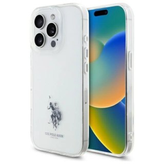 Etui US Polo IML Printed Double Horse Logo na iPhone 15 Pro Max 6.7" - przezroczyste