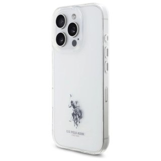 Etui US Polo IML Printed Double Horse Logo na iPhone 15 Pro Max 6.7" - przezroczyste
