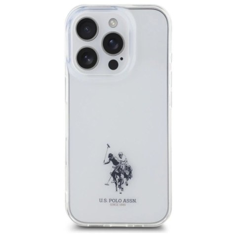 Etui US Polo IML Printed Double Horse Logo na iPhone 15 Pro Max 6.7" - przezroczyste Etui US Polo IML Printed Double Horse Logo na iPhone 15 Pro Max 6.7" - przezroczyste