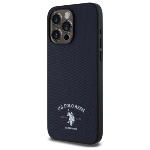Etui US Polo Printed DH Logo na iPhone 15 Pro Max 6,7" - granatowe Etui US Polo Printed DH Logo na iPhone 15 Pro Max 6,7" - granatowe