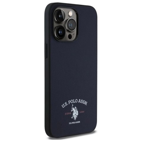 Etui US Polo Printed DH Logo na iPhone 15 Pro Max 6,7" - granatowe Etui US Polo Printed DH Logo na iPhone 15 Pro Max 6,7" - granatowe