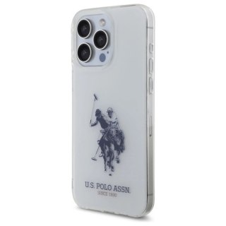 Etui US Polo Shiny Big Logo na iPhone 15 Pro Max 6,7" - białe