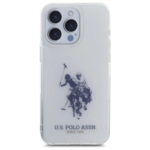 Etui US Polo Shiny Big Logo na iPhone 15 Pro Max 6,7" - białe Etui US Polo Shiny Big Logo na iPhone 15 Pro Max 6,7" - białe
