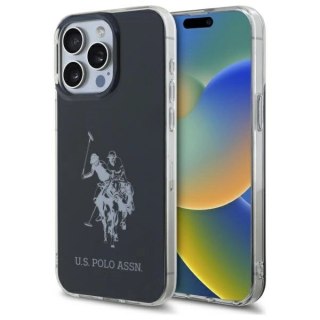 Etui US Polo Shiny Big Logo na iPhone 15 Pro Max 6,7" - czarne