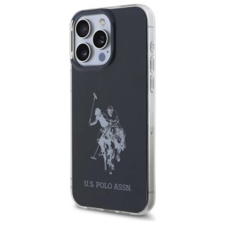 Etui US Polo Shiny Big Logo na iPhone 15 Pro Max 6,7" - czarne