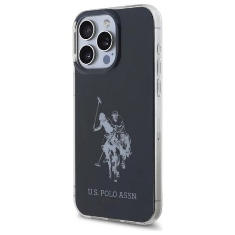 Etui US Polo Shiny Big Logo na iPhone 15 Pro Max 6,7" - czarne Etui US Polo Shiny Big Logo na iPhone 15 Pro Max 6,7" - czarne
