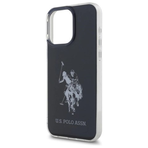 Etui US Polo Shiny Big Logo na iPhone 15 Pro Max 6,7" - czarne Etui US Polo Shiny Big Logo na iPhone 15 Pro Max 6,7" - czarne