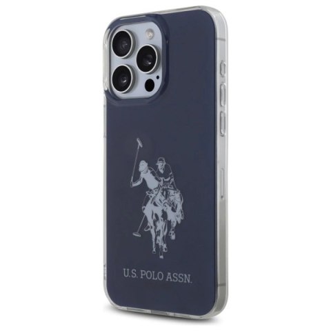 Etui US Polo Shiny Big Logo na iPhone 15 Pro Max 6,7" - niebieskie Etui US Polo Shiny Big Logo na iPhone 15 Pro Max 6,7" - niebieskie