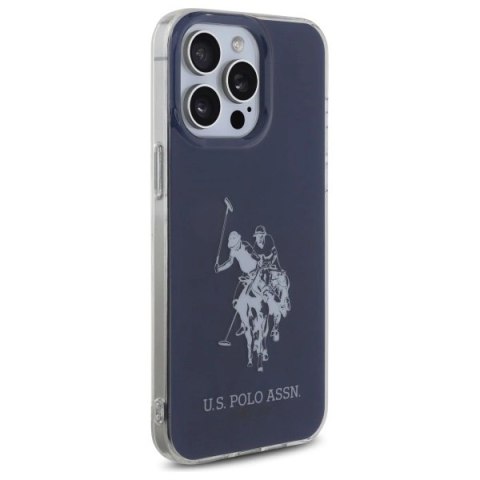 Etui US Polo Shiny Big Logo na iPhone 15 Pro Max 6,7" - niebieskie Etui US Polo Shiny Big Logo na iPhone 15 Pro Max 6,7" - niebieskie