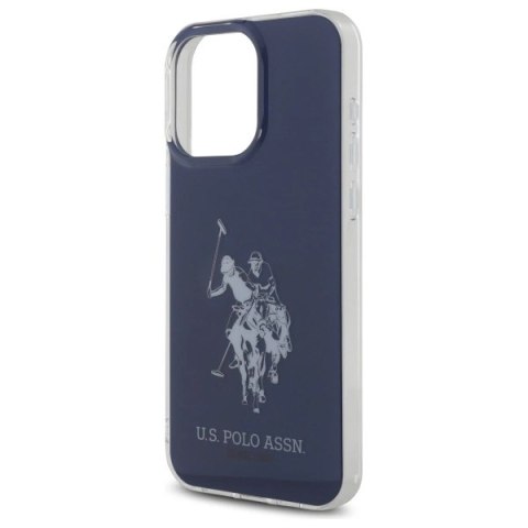 Etui US Polo Shiny Big Logo na iPhone 15 Pro Max 6,7" - niebieskie Etui US Polo Shiny Big Logo na iPhone 15 Pro Max 6,7" - niebieskie