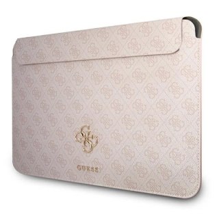 Pokrowiec na laptopa Guess 4G Big Logo Sleeve - różowy