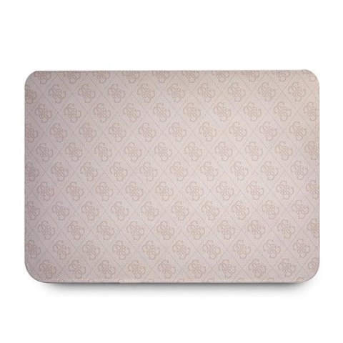 Pokrowiec na laptopa Guess 4G Big Logo Sleeve - różowy