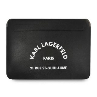 Pokrowiec na laptopa Karl Lagerfeld Saffiano RSG Sleeve 13" - czarny