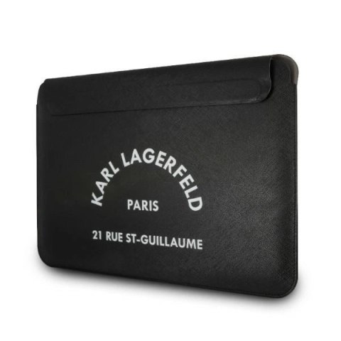 Pokrowiec na laptopa Karl Lagerfeld Saffiano RSG Sleeve 13" - czarny Pokrowiec na laptopa Karl Lagerfeld Saffiano RSG Sleeve 13" - czarny