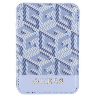 Portfel Guess GCube Stripe MagSafe - niebieski