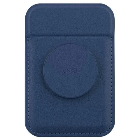 Portfel magnetyczny UNIQ Flixa MagSafe z podpórką - granatowy Portfel magnetyczny UNIQ Flixa MagSafe z podpórką - granatowy