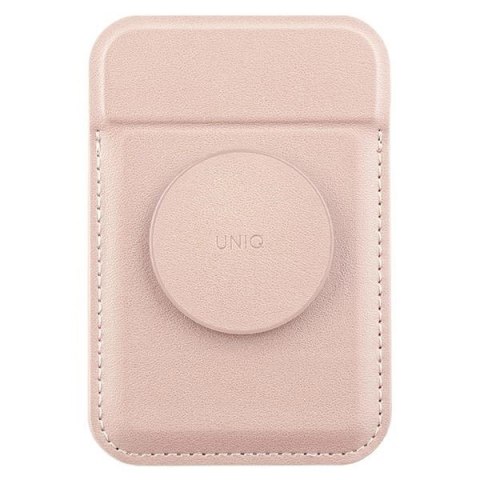 Portfel magnetyczny UNIQ Flixa MagSafe z podpórką - różowy Portfel magnetyczny UNIQ Flixa MagSafe z podpórką - różowy