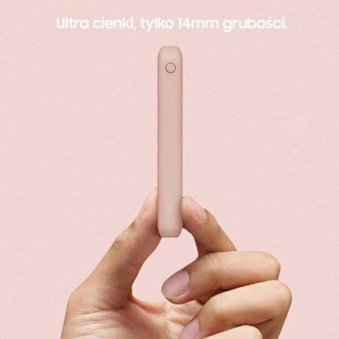 Powerbank UNIQ Fuele mini 8000mAh USB-C 18W PD Fast charge - lawendowy