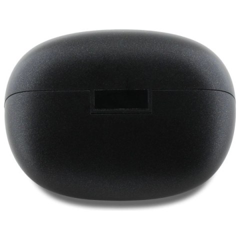 Słuchawki Bluetooth Guess Capsule Printed Logo TWS + stacja dokująca - czarne Słuchawki Bluetooth Guess Capsule Printed Logo TWS + stacja dokująca - czarne