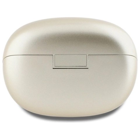 Słuchawki Bluetooth Guess Capsule Printed Logo TWS + stacja dokująca - złote Słuchawki Bluetooth Guess Capsule Printed Logo TWS + stacja dokująca - złote
