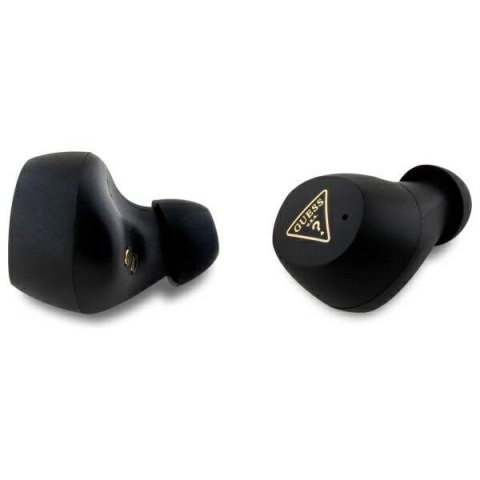 Słuchawki Bluetooth Guess Grained Classic Logo TWS + stacja dokująca - niebieske Słuchawki Bluetooth Guess Grained Classic Logo TWS + stacja dokująca - niebieske