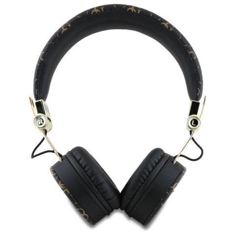Słuchawki nauszne Bluetooth Guess 4G Triangle Round Shape ENC - czarne