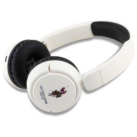 Słuchawki nauszne Bluetooth US Polo DH Color Logo - białe Słuchawki nauszne Bluetooth US Polo DH Color Logo - białe