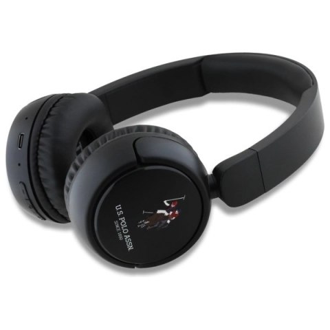Słuchawki nauszne Bluetooth US Polo DH Color Logo - czarne Słuchawki nauszne Bluetooth US Polo DH Color Logo - czarne
