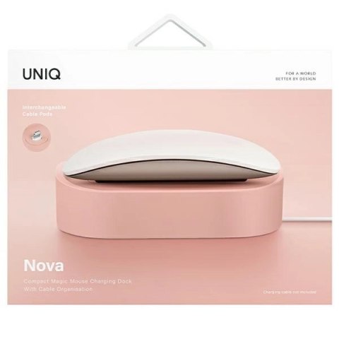 Stacja dokująca UNIQ Nova do Magic Mouse - różowa