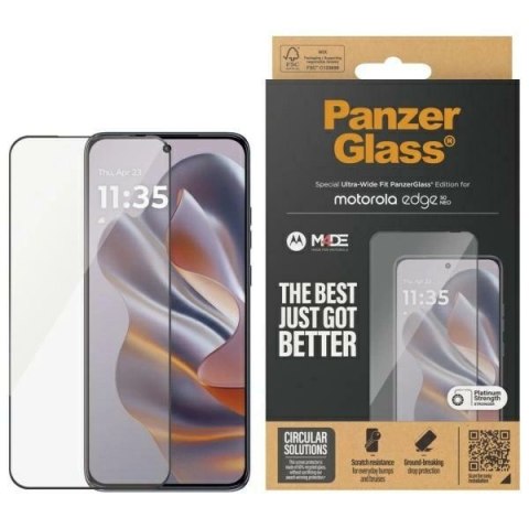 Szkło hartowane PanzerGlass Ultra-Wide Fit na Motorola Edge 50 Neo Szkło hartowane PanzerGlass Ultra-Wide Fit na Motorola Edge 50 Neo
