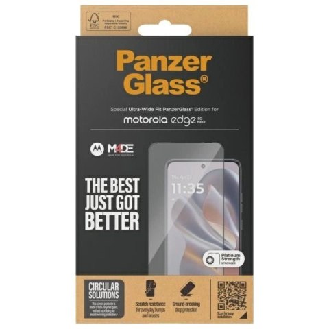 Szkło hartowane PanzerGlass Ultra-Wide Fit na Motorola Edge 50 Neo Szkło hartowane PanzerGlass Ultra-Wide Fit na Motorola Edge 50 Neo