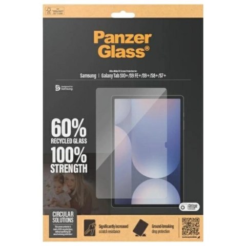 Szkło hartowane PanzerGlass Ultra-Wide Fit na Samsung Galaxy Tab S7+ / S8+ / S9+ / S9 FE+ / S10+ Szkło hartowane PanzerGlass Ultra-Wide Fit na Samsung Galaxy Tab S7+ / S8+ / S9+ / S9 FE+ / S10+