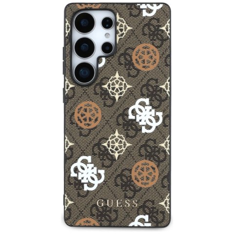 Etui Guess 4G Printed Colored Peony Pattern MagSafe do Samsung Galaxy S25 Ultra brązowy Etui Guess 4G Printed Colored Peony Pattern MagSafe do Samsung Galaxy S25 Ultra brązowy
