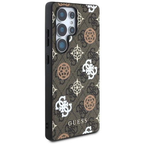 Etui Guess 4G Printed Colored Peony Pattern MagSafe do Samsung Galaxy S25 Ultra brązowy Etui Guess 4G Printed Colored Peony Pattern MagSafe do Samsung Galaxy S25 Ultra brązowy