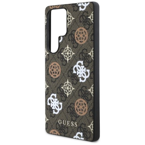 Etui Guess 4G Printed Colored Peony Pattern MagSafe do Samsung Galaxy S25 Ultra brązowy Etui Guess 4G Printed Colored Peony Pattern MagSafe do Samsung Galaxy S25 Ultra brązowy