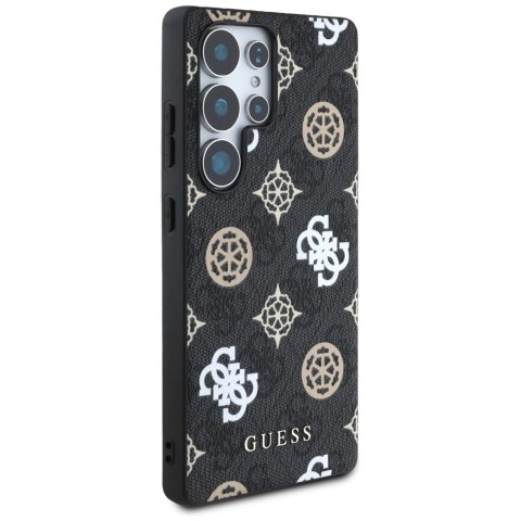 Etui Guess 4G Printed Colored Peony Pattern MagSafe do Samsung Galaxy S25 Ultra czarny Etui Guess 4G Printed Colored Peony Pattern MagSafe do Samsung Galaxy S25 Ultra czarny