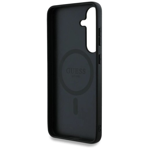 Etui Guess 4G Round Patch Classic Logo MagSafe do Samsung Galaxy S25 brązowy Etui Guess 4G Round Patch Classic Logo MagSafe do Samsung Galaxy S25 brązowy