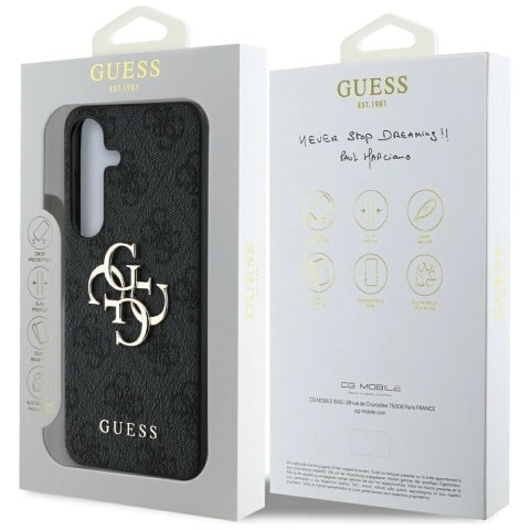 Etui Guess Big 4G Logo Classic Logo do Samsung Galaxy S25 Plus czarny