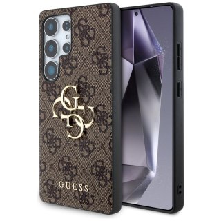 Etui Guess Big 4G Logo Classic Logo do Samsung Galaxy S25 Ultra brązowy