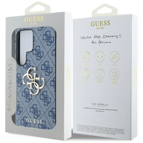 Etui Guess Big 4G Logo Classic Logo do Samsung Galaxy S25 Ultra niebieski Etui Guess Big 4G Logo Classic Logo do Samsung Galaxy S25 Ultra niebieski
