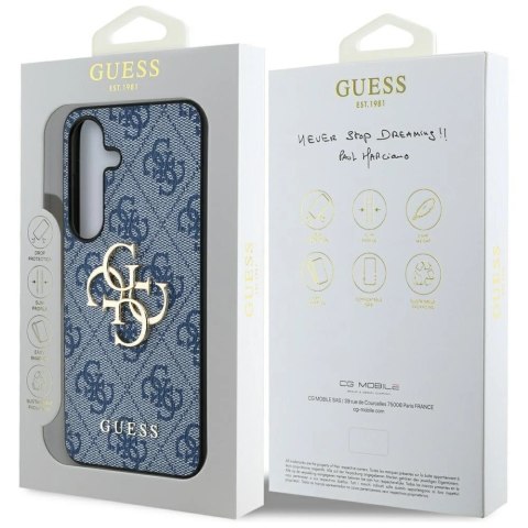 Etui Guess Big 4G Logo Classic Logo do Samsung Galaxy S25 niebieski Etui Guess Big 4G Logo Classic Logo do Samsung Galaxy S25 niebieski